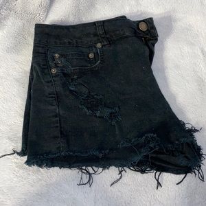 Black festival shorts